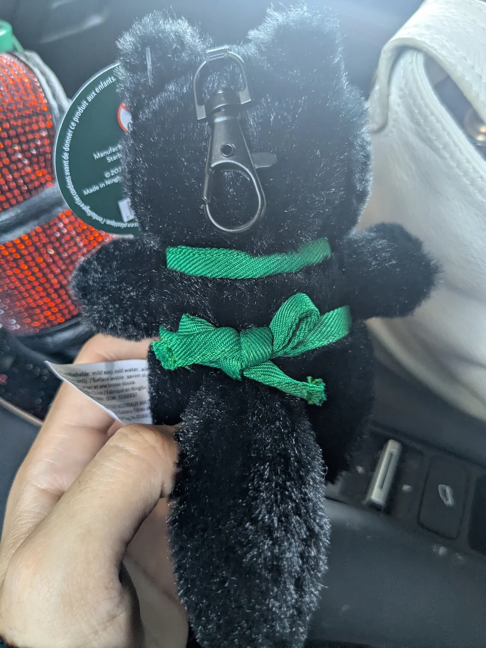 Starbucks 2026 Limited Edition Black Cat Bearista Keychain Plush